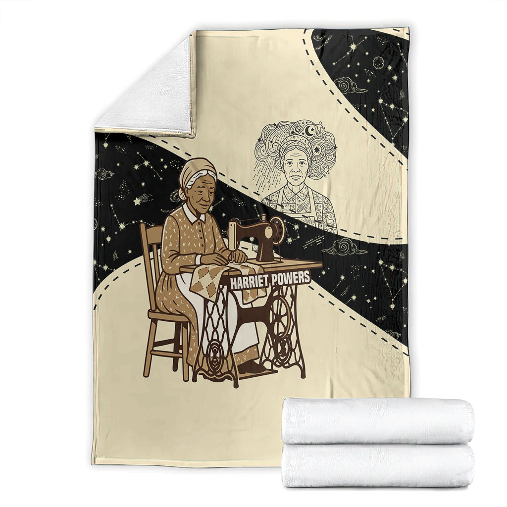 Harriet Powers Celestial Mystery Blanket Vintage Line Art - African American Folk Quilt Pattern