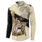 Harriet Powers Celestial Mystery Button Sweatshirt Vintage Line Art - African American Folk Quilt Pattern