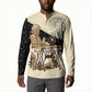 Harriet Powers Celestial Mystery Button Sweatshirt Vintage Line Art - African American Folk Quilt Pattern