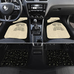 Harriet Powers Celestial Mystery Car Mats Vintage Line Art - African American Folk Quilt Pattern