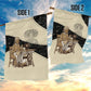 Harriet Powers Celestial Mystery Garden Flag Vintage Line Art - African American Folk Quilt Pattern