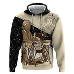 Harriet Powers Celestial Mystery Hoodie Vintage Line Art - African American Folk Quilt Pattern