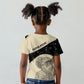Harriet Powers Celestial Mystery Kid T shirt Vintage Line Art - African American Folk Quilt Pattern
