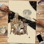 Harriet Powers Celestial Mystery Puzzle Vintage Line Art - African American Folk Quilt Pattern
