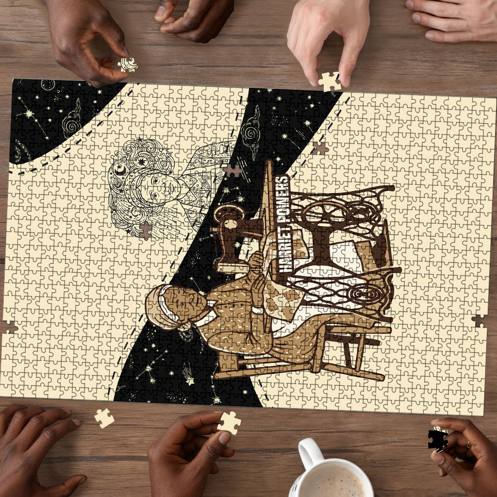 Harriet Powers Celestial Mystery Puzzle Vintage Line Art - African American Folk Quilt Pattern
