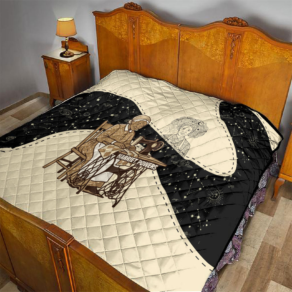Harriet Powers Celestial Mystery Quilt Vintage Line Art - African American Folk Quilt Pattern