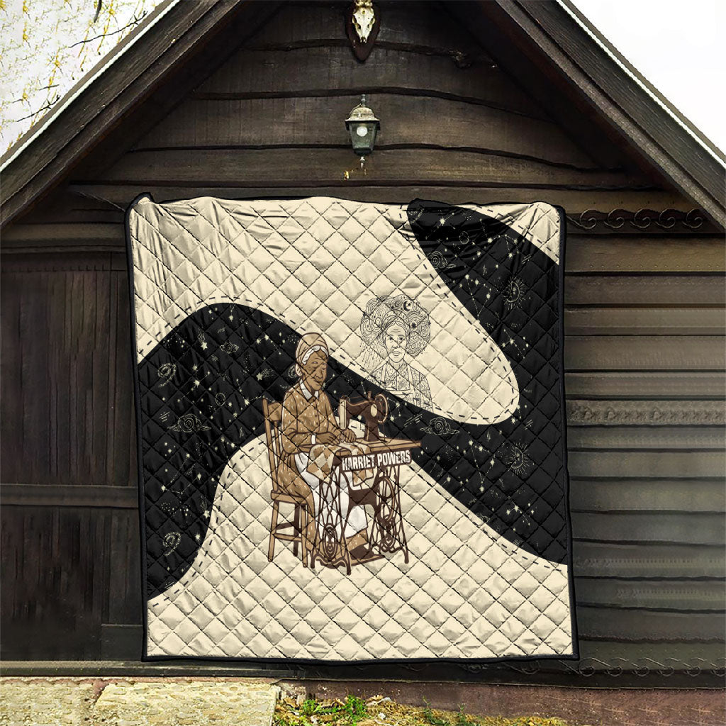 Harriet Powers Celestial Mystery Quilt Vintage Line Art - African American Folk Quilt Pattern