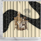 Harriet Powers Celestial Mystery Shower Curtain Vintage Line Art - African American Folk Quilt Pattern