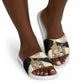 Harriet Powers Celestial Mystery Slide Sandals Vintage Line Art - African American Folk Quilt Pattern