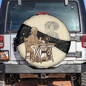 Harriet Powers Celestial Mystery Spare Tire Cover Vintage Line Art - African American Folk Quilt Pattern