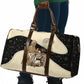 Harriet Powers Celestial Mystery Travel Bag Vintage Line Art - African American Folk Quilt Pattern
