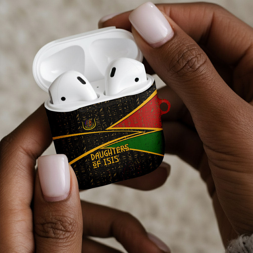 Daughters Of Isis AirPods Case Ancient Egyptian Queen Hieroglyphic Art