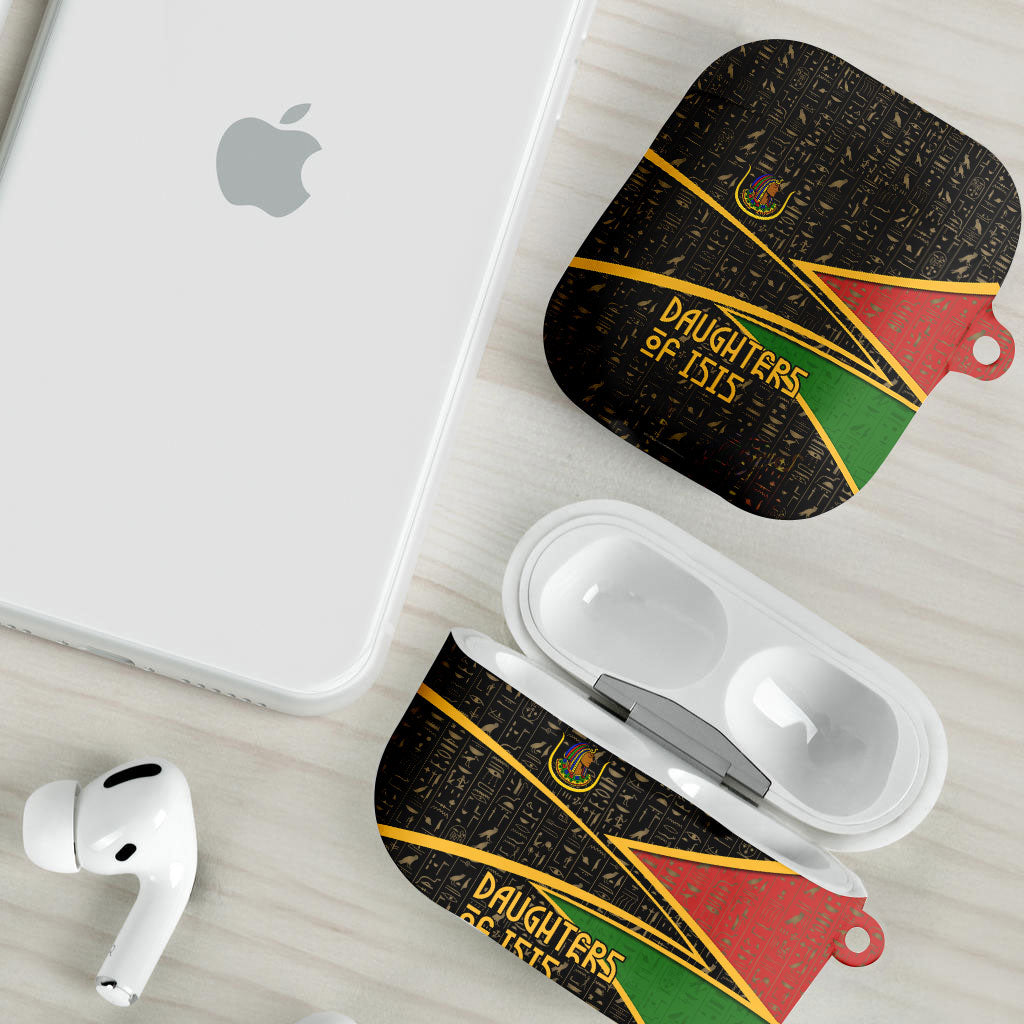 Daughters Of Isis AirPods Case Ancient Egyptian Queen Hieroglyphic Art