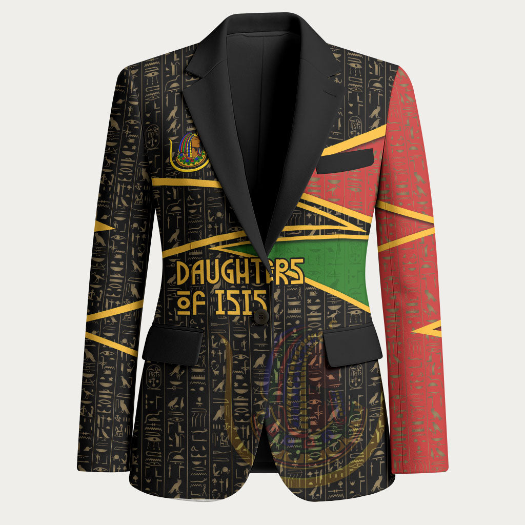 Daughters Of Isis Blazer Ancient Egyptian Queen Hieroglyphic Art