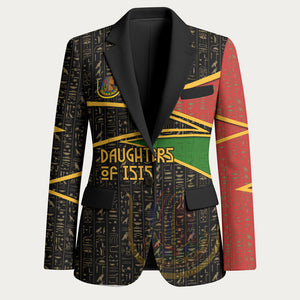 Daughters Of Isis Blazer Ancient Egyptian Queen Hieroglyphic Art
