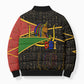 Daughters Of Isis Bomber Puffer Jacket Ancient Egyptian Queen Hieroglyphic Art
