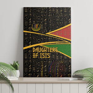 Daughters Of Isis Canvas Wall Art Ancient Egyptian Queen Hieroglyphic Art