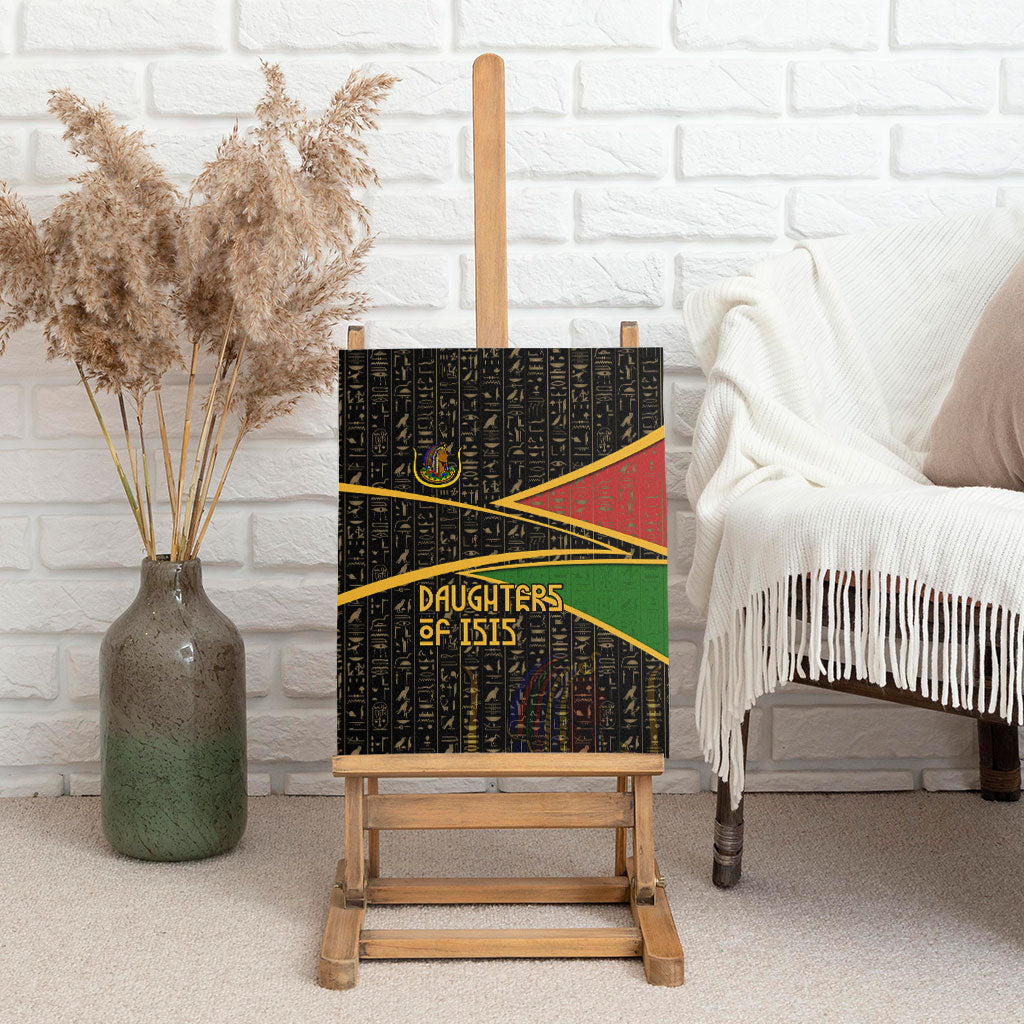 Daughters Of Isis Canvas Wall Art Ancient Egyptian Queen Hieroglyphic Art