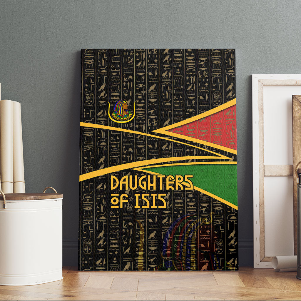 Daughters Of Isis Canvas Wall Art Ancient Egyptian Queen Hieroglyphic Art