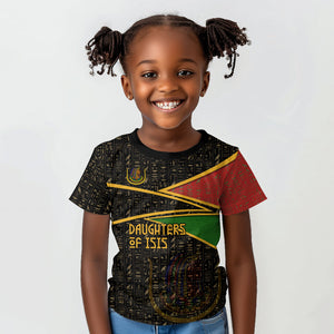 Daughters Of Isis Kid T shirt Ancient Egyptian Queen Hieroglyphic Art