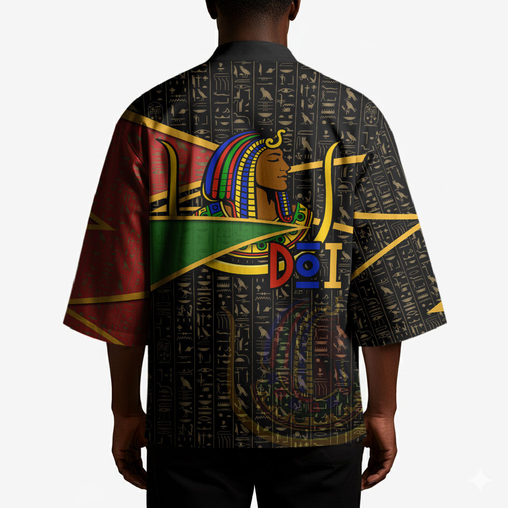 Daughters Of Isis Kimono Ancient Egyptian Queen Hieroglyphic Art