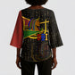 Daughters Of Isis Kimono Sleeve Blouse Ancient Egyptian Queen Hieroglyphic Art
