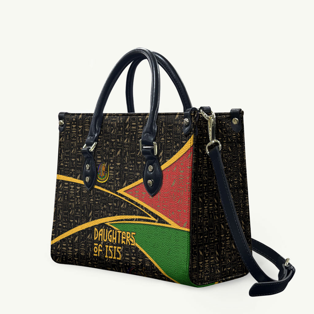 Daughters Of Isis Leather Bag Ancient Egyptian Queen Hieroglyphic Art