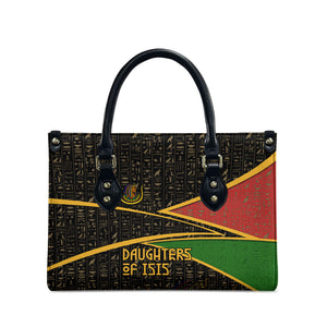 Daughters Of Isis Leather Bag Ancient Egyptian Queen Hieroglyphic Art
