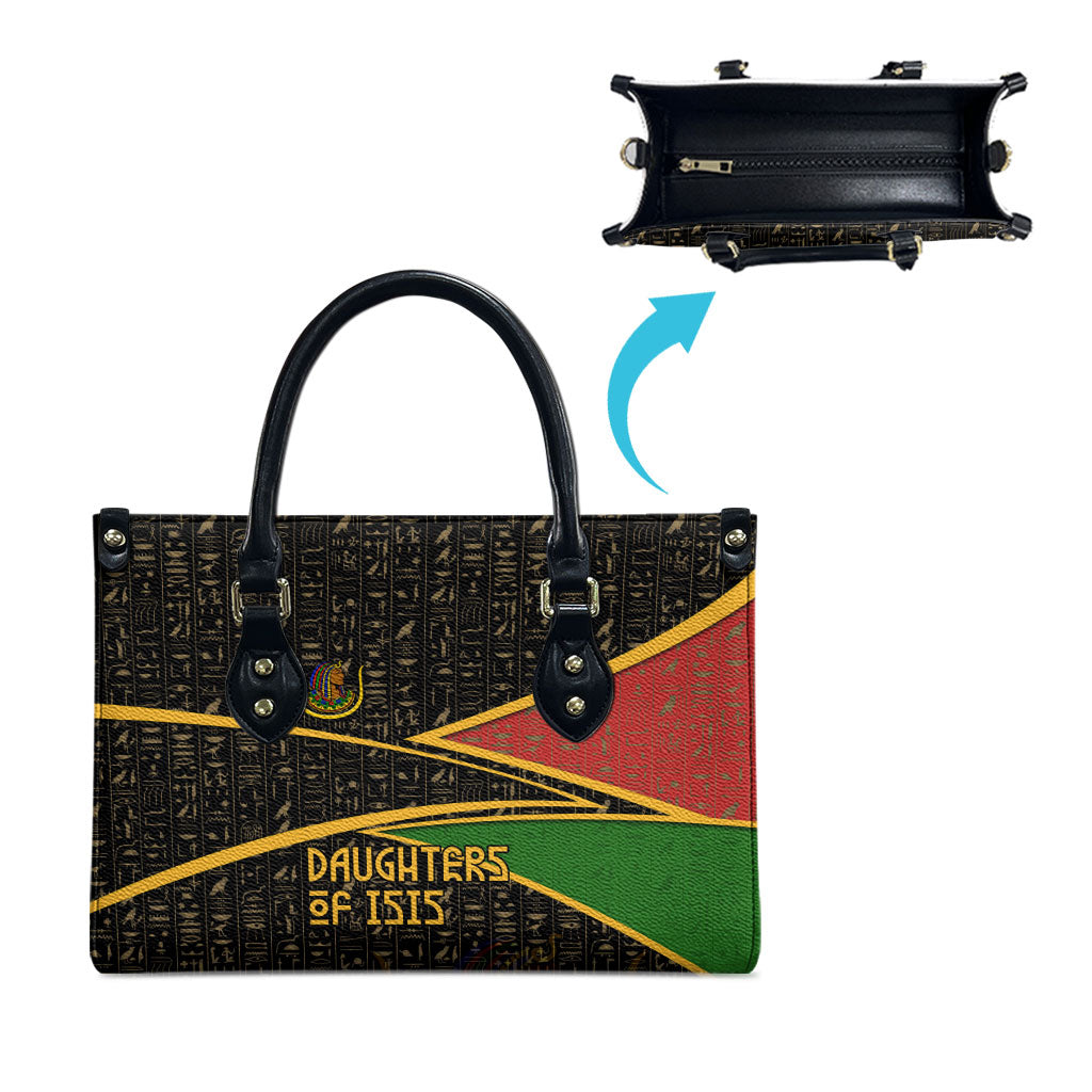 Daughters Of Isis Leather Bag Ancient Egyptian Queen Hieroglyphic Art