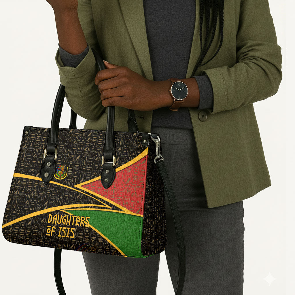 Daughters Of Isis Leather Bag Ancient Egyptian Queen Hieroglyphic Art