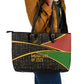 Daughters Of Isis Leather Tote Bag Ancient Egyptian Queen Hieroglyphic Art