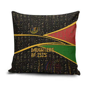 Daughters Of Isis Pillow Cover Ancient Egyptian Queen Hieroglyphic Art
