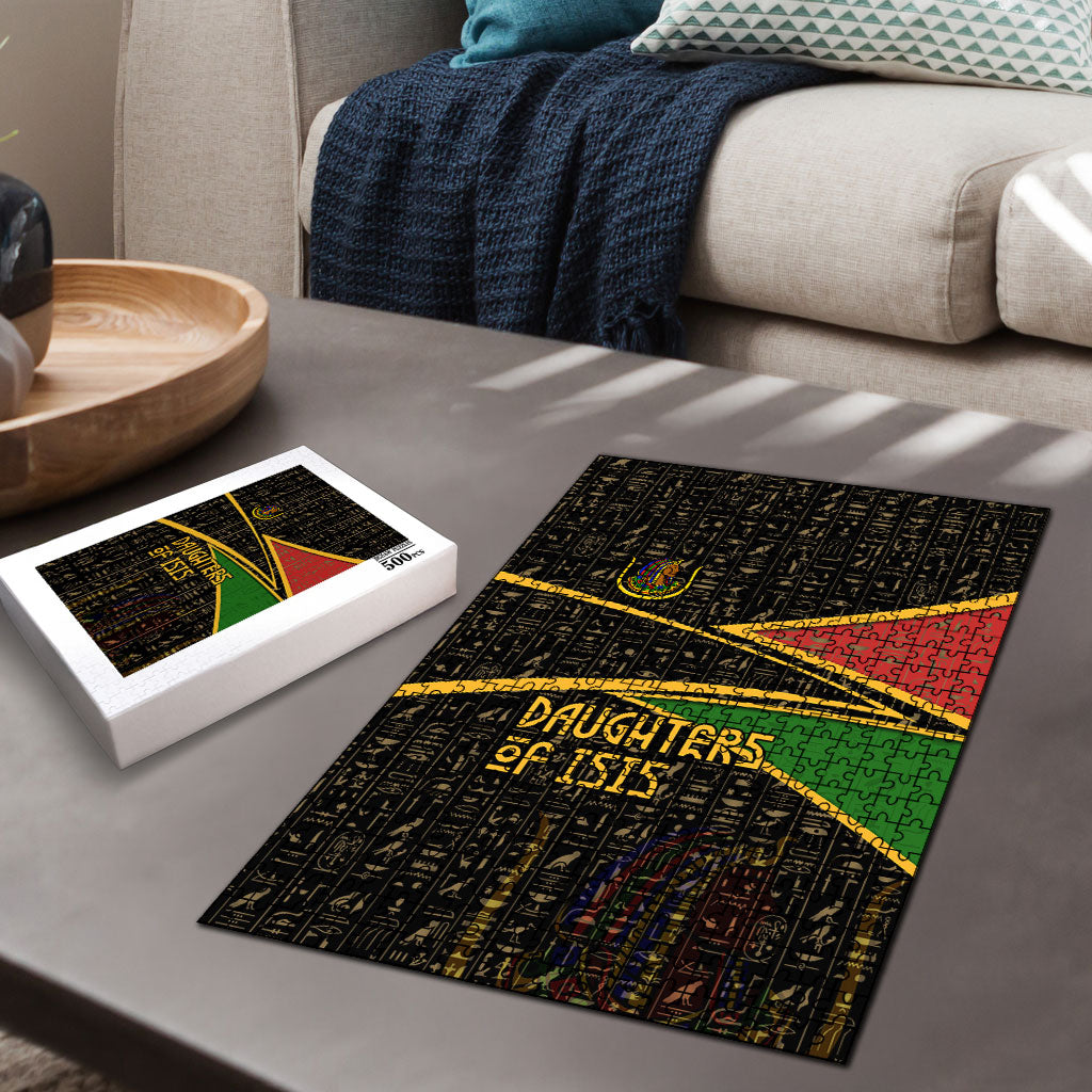 Daughters Of Isis Puzzle Ancient Egyptian Queen Hieroglyphic Art