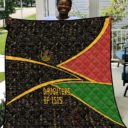 Daughters Of Isis Quilt Ancient Egyptian Queen Hieroglyphic Art