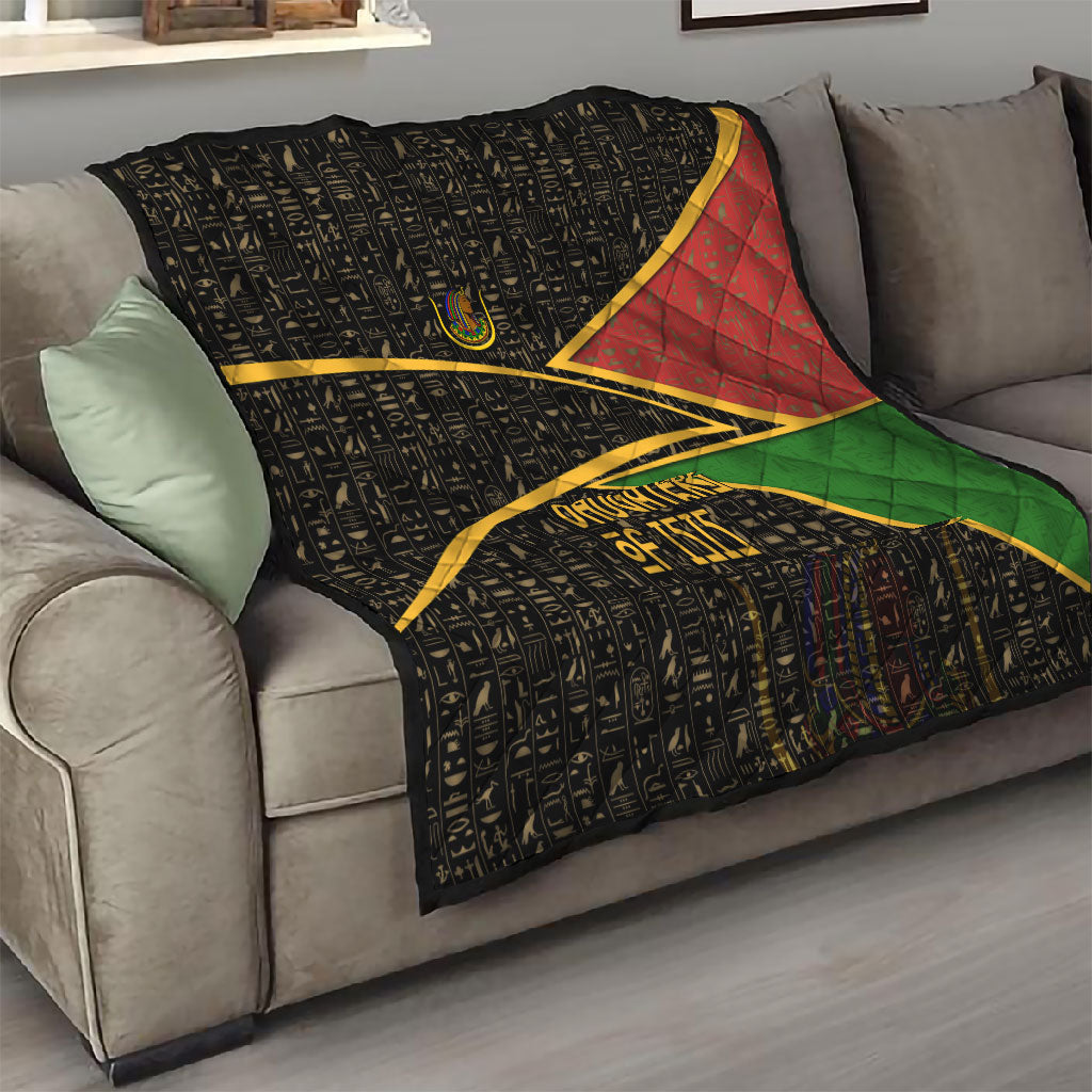 Daughters Of Isis Quilt Ancient Egyptian Queen Hieroglyphic Art