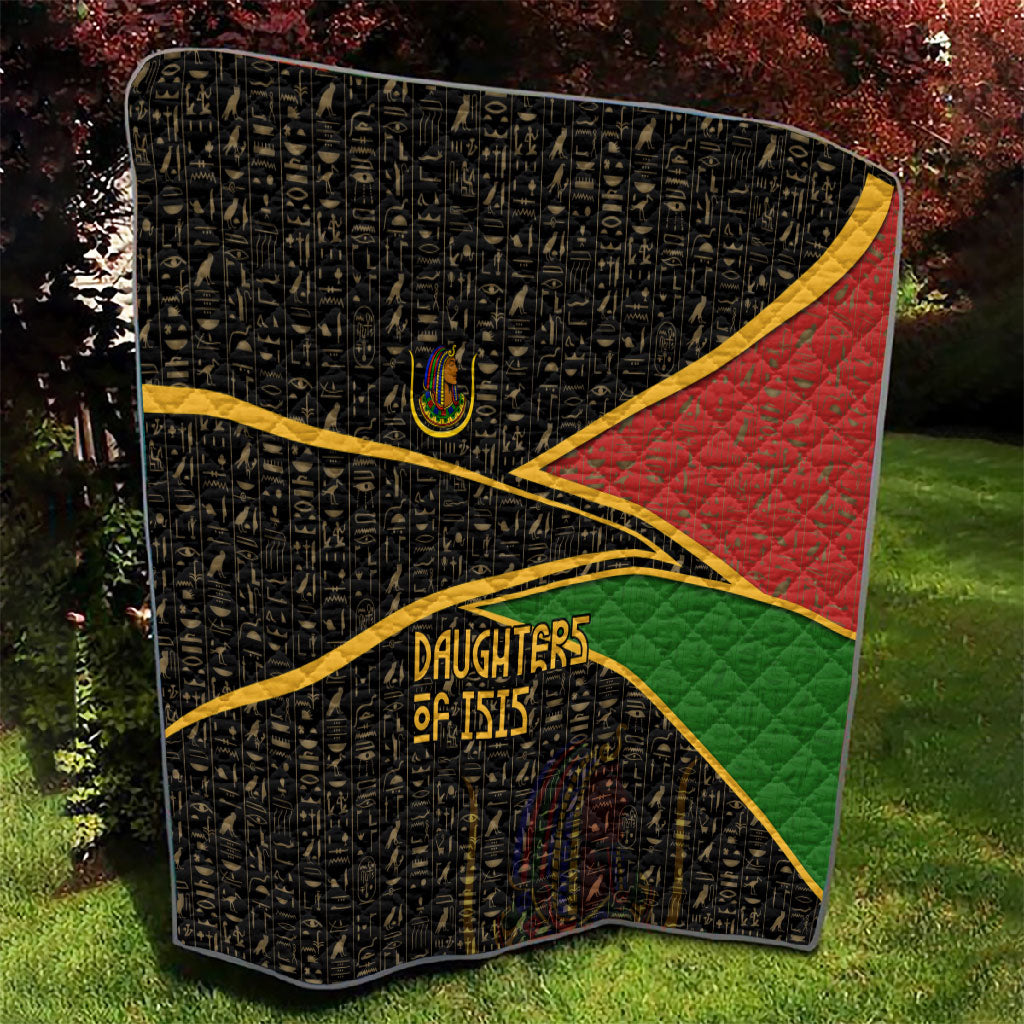 Daughters Of Isis Quilt Ancient Egyptian Queen Hieroglyphic Art