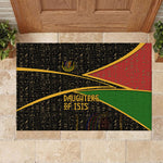 Daughters Of Isis Rubber Doormat Ancient Egyptian Queen Hieroglyphic Art
