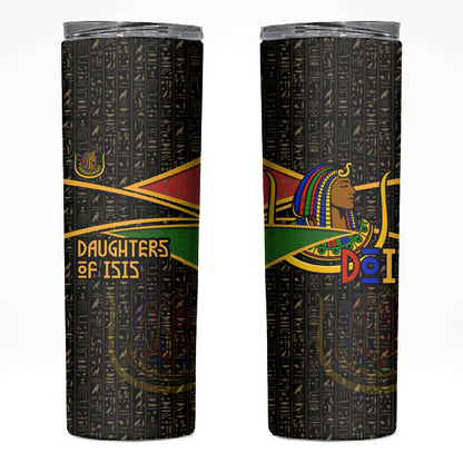 Daughters Of Isis Skinny Tumbler Ancient Egyptian Queen Hieroglyphic Art