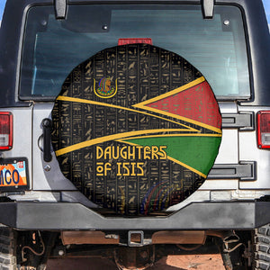 Daughters Of Isis Spare Tire Cover Ancient Egyptian Queen Hieroglyphic Art