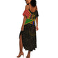 Daughters Of Isis Summer Maxi Dress Ancient Egyptian Queen Hieroglyphic Art
