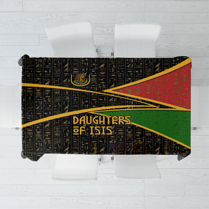 Daughters Of Isis Tablecloth Ancient Egyptian Queen Hieroglyphic Art