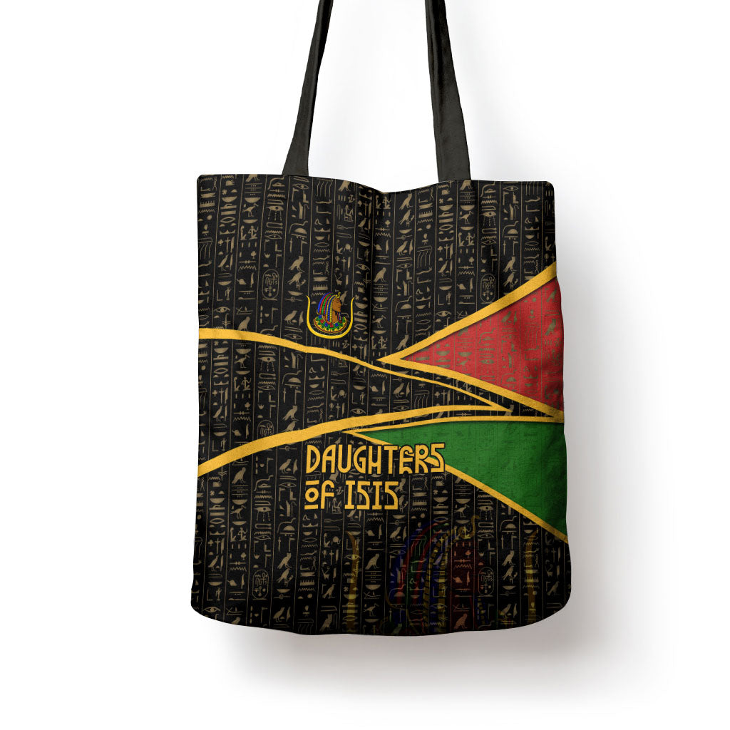 Daughters Of Isis Tote Bag Ancient Egyptian Queen Hieroglyphic Art