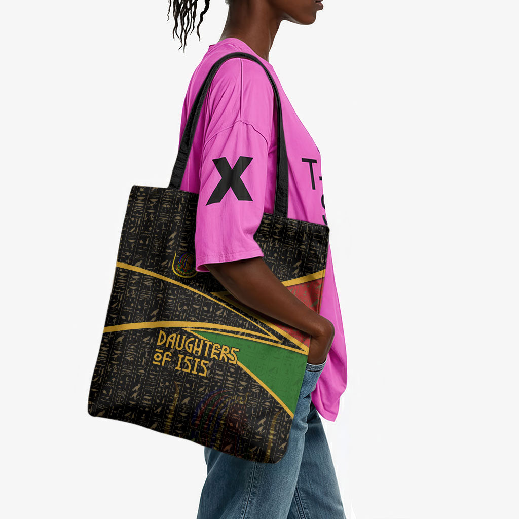 Daughters Of Isis Tote Bag Ancient Egyptian Queen Hieroglyphic Art