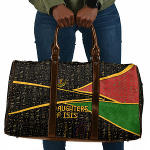Daughters Of Isis Travel Bag Ancient Egyptian Queen Hieroglyphic Art
