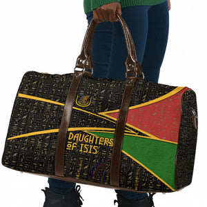 Daughters Of Isis Travel Bag Ancient Egyptian Queen Hieroglyphic Art