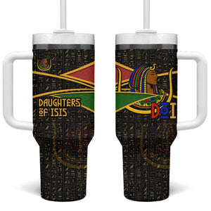 Daughters Of Isis Tumbler With Handle Ancient Egyptian Queen Hieroglyphic Art