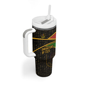 Daughters Of Isis Tumbler With Handle Ancient Egyptian Queen Hieroglyphic Art