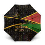 Daughters Of Isis Umbrella Ancient Egyptian Queen Hieroglyphic Art