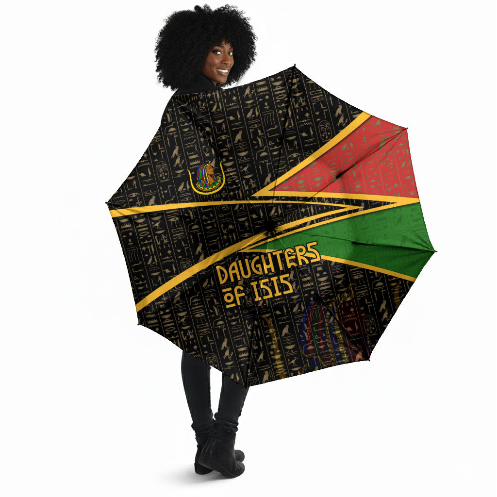 Daughters Of Isis Umbrella Ancient Egyptian Queen Hieroglyphic Art