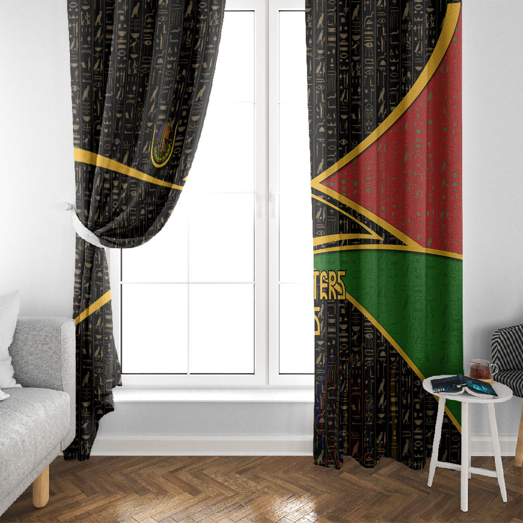 Daughters Of Isis Window Curtain Ancient Egyptian Queen Hieroglyphic Art